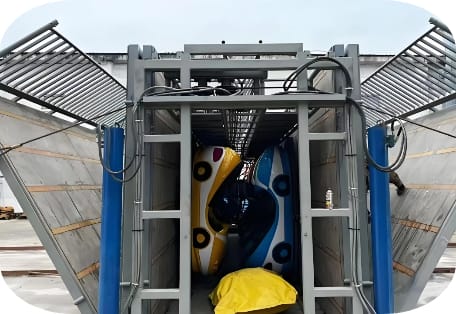 Foldable bumper cars for sale - portable and space-saving