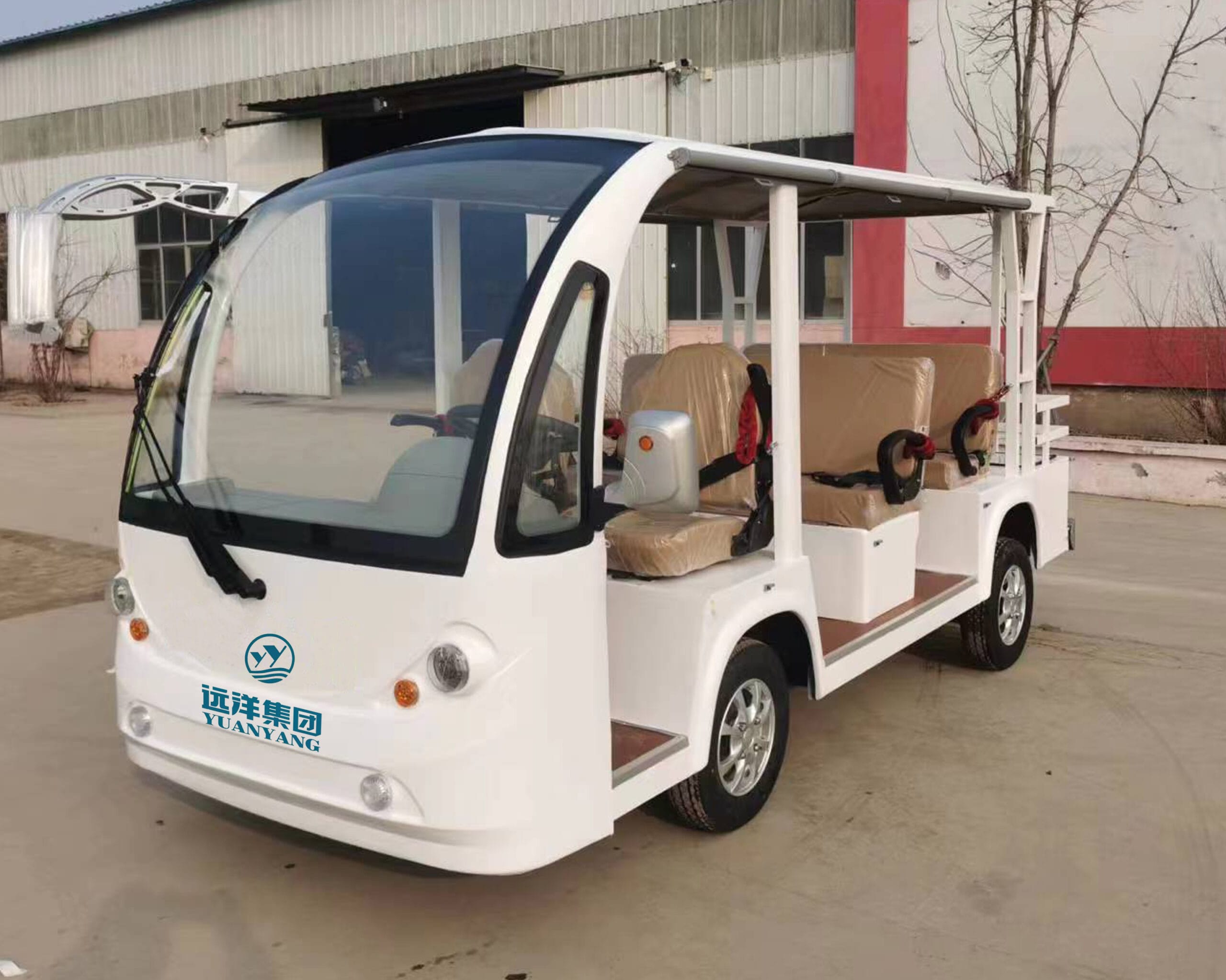 Open patrol car for security and surveillance duties