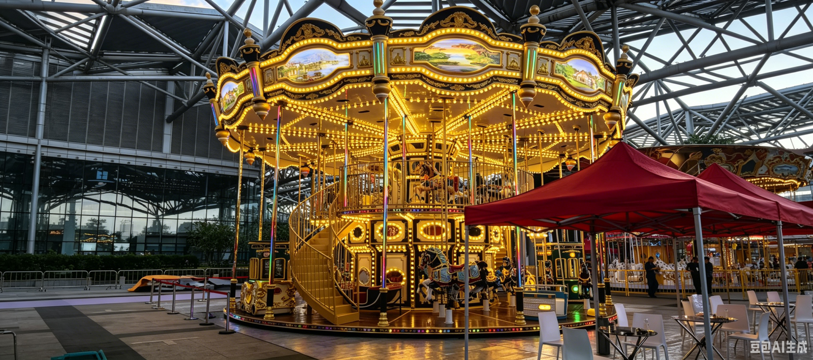 Home Double-decker carousel