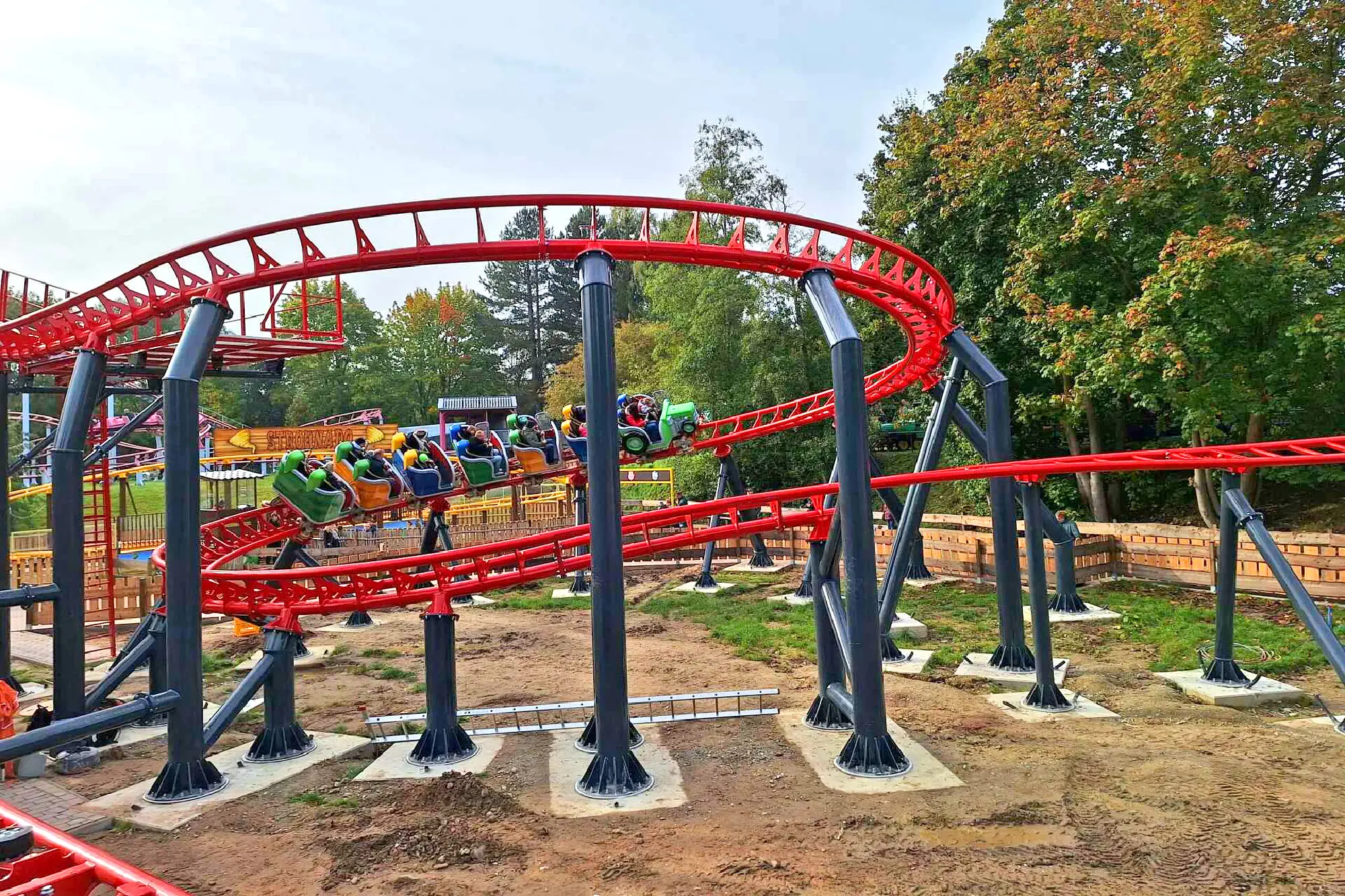 Shift Gear Family Coaster for Sale | Family Catapult Roller Coaster | JHRides Shift Gear Family Coaster - full layout view