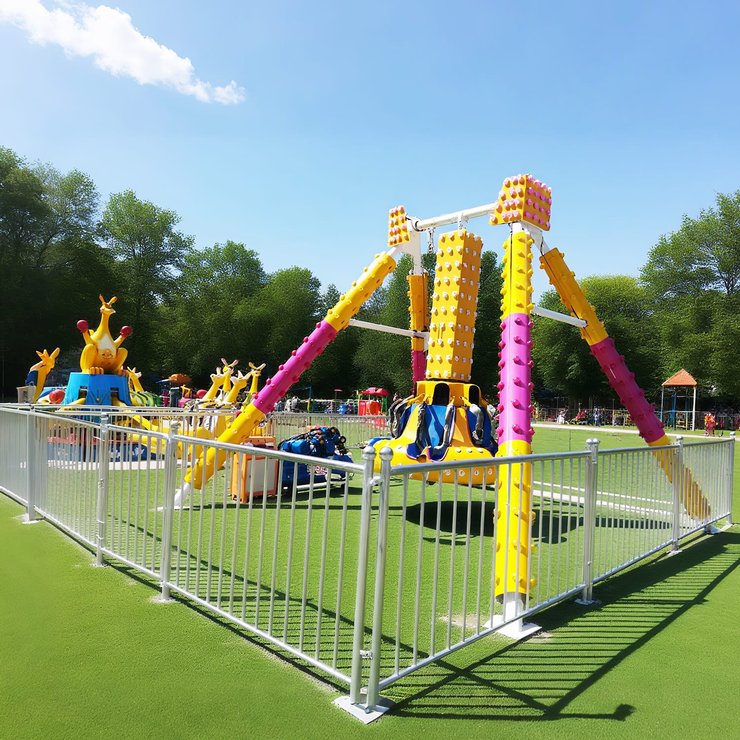Mini pendulum ride for amusement park - kiddie swing