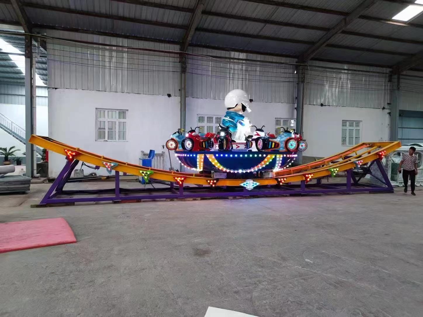 Mini UFO Slide Ride large installation indoor mall