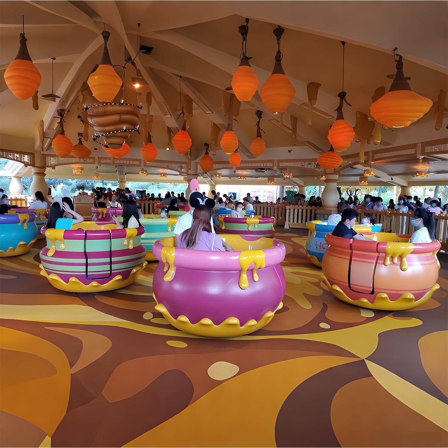 Teacup Ride for sale - classic spinning cup attraction