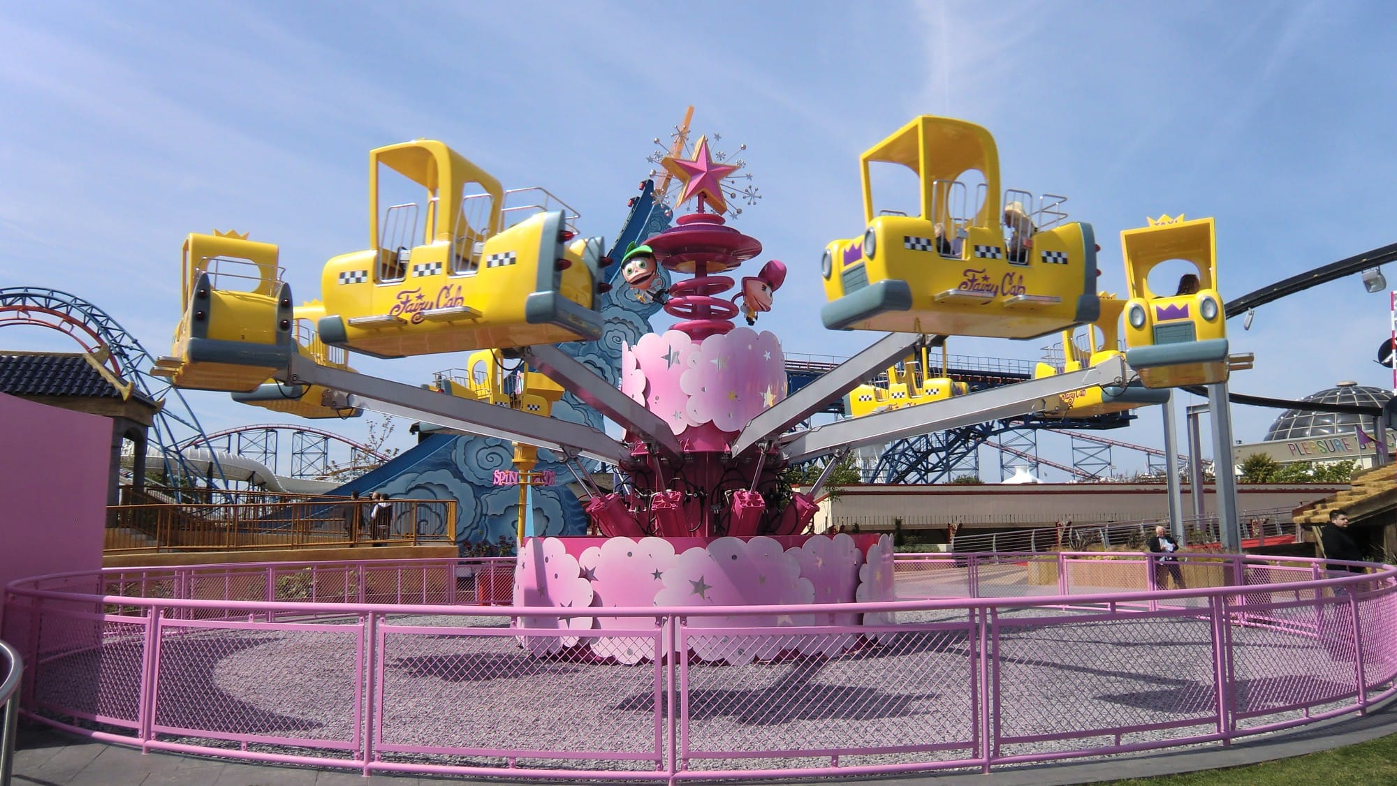 Fairy cab taxi themed self-control plane ride