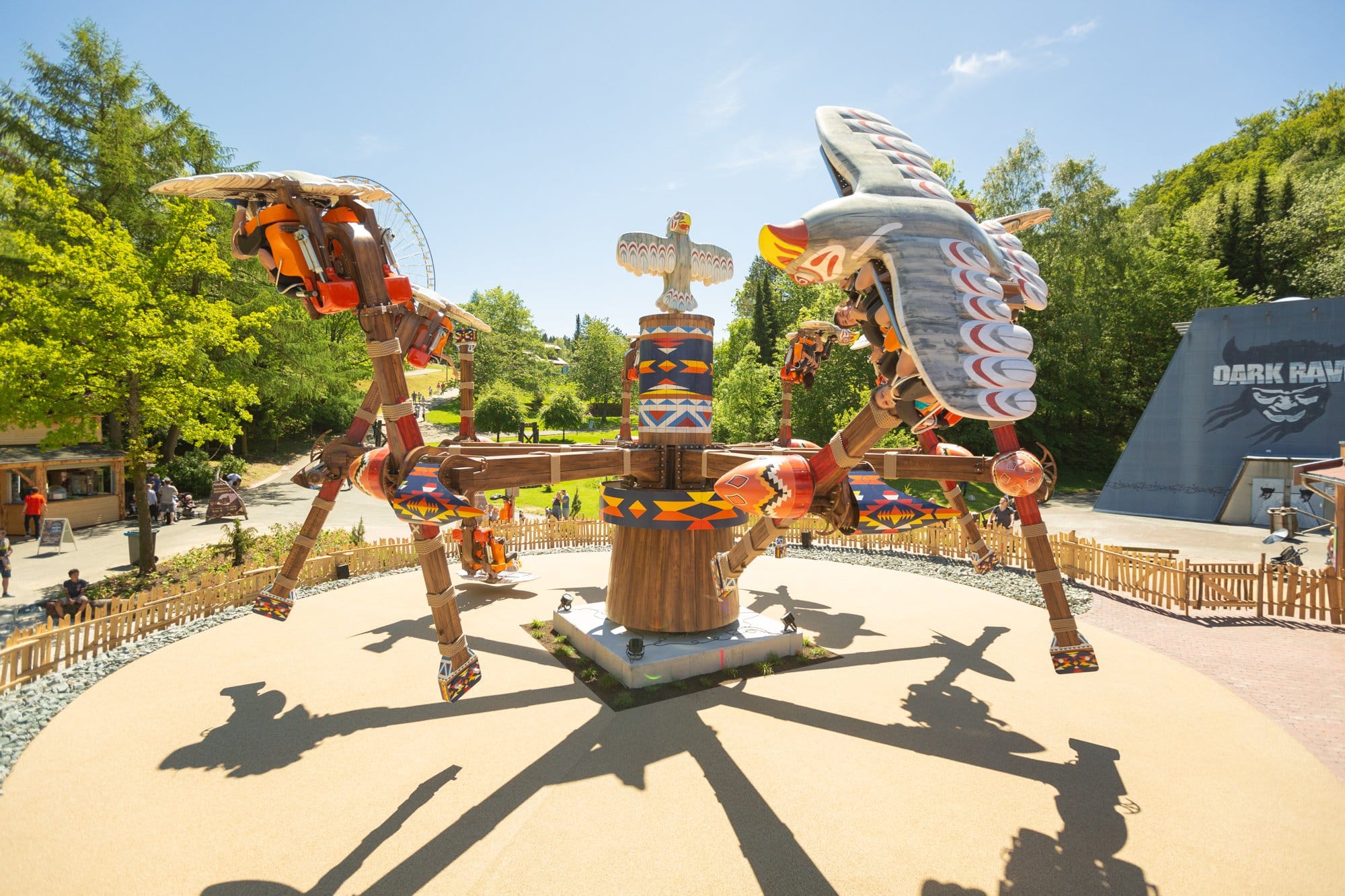 Air Race 8.2 ride for sale - wide shot of Native American eagle theme