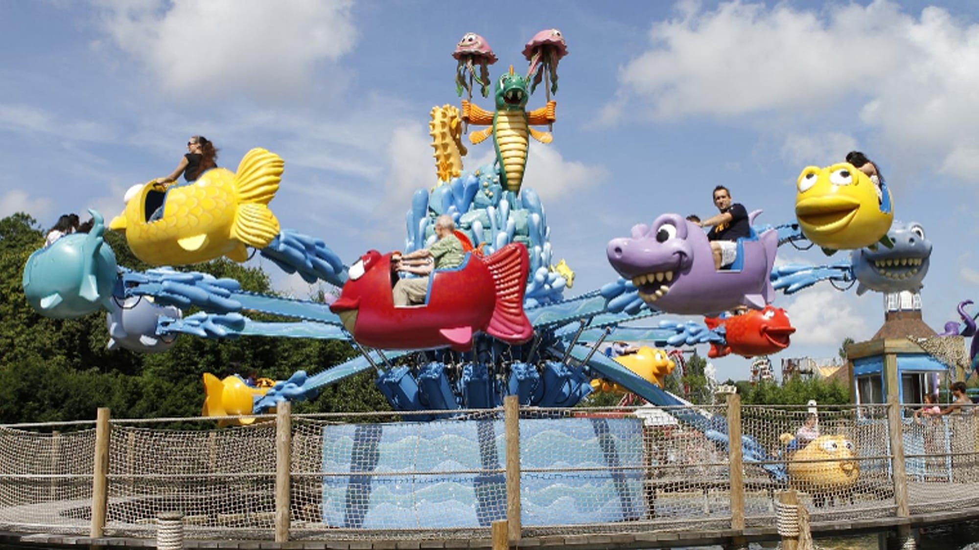 Aero Top Jet 14 ocean sea creature themed self-control plane ride for sale