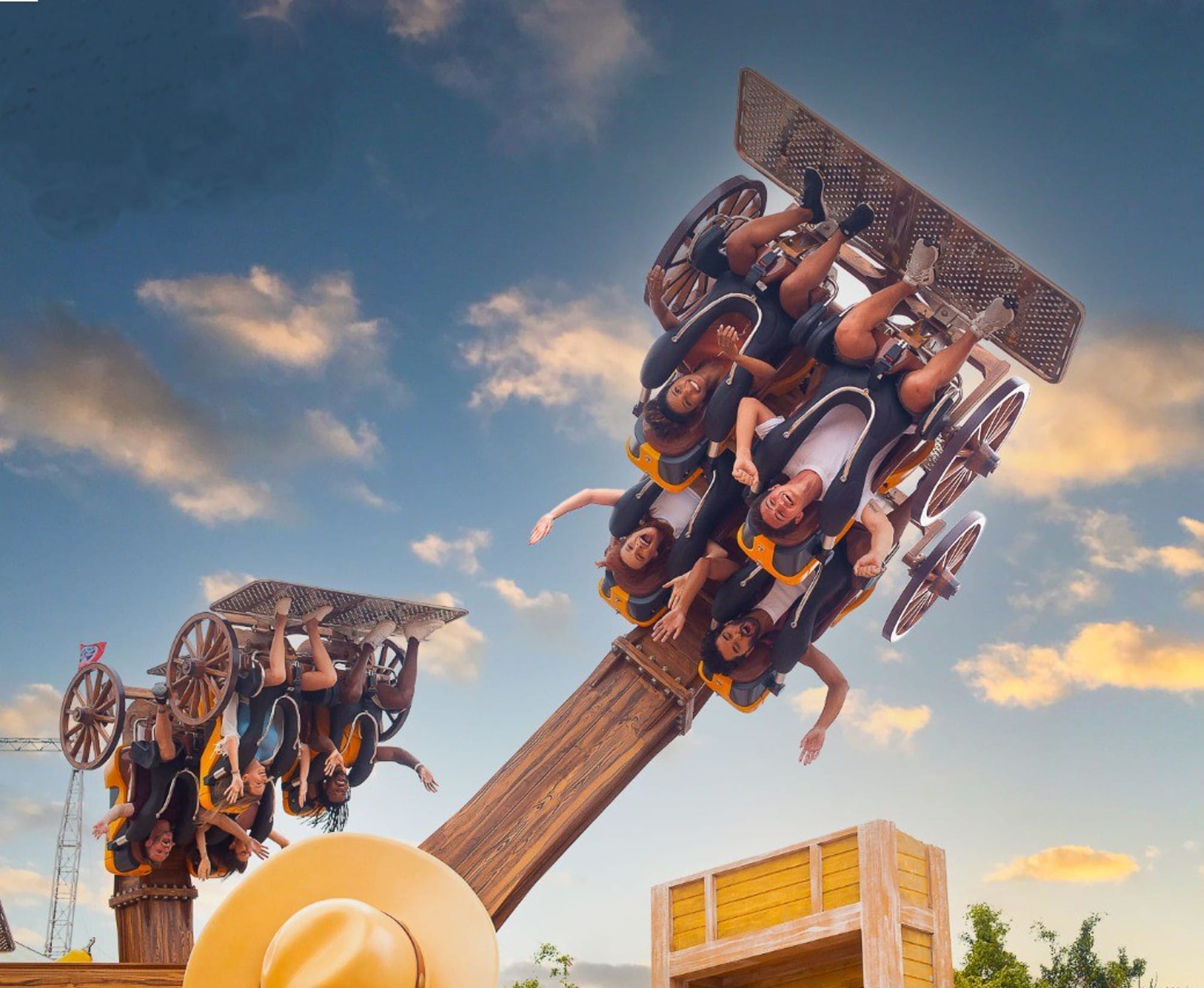 Air Race 8.4 ride for sale - upside down riders sky view