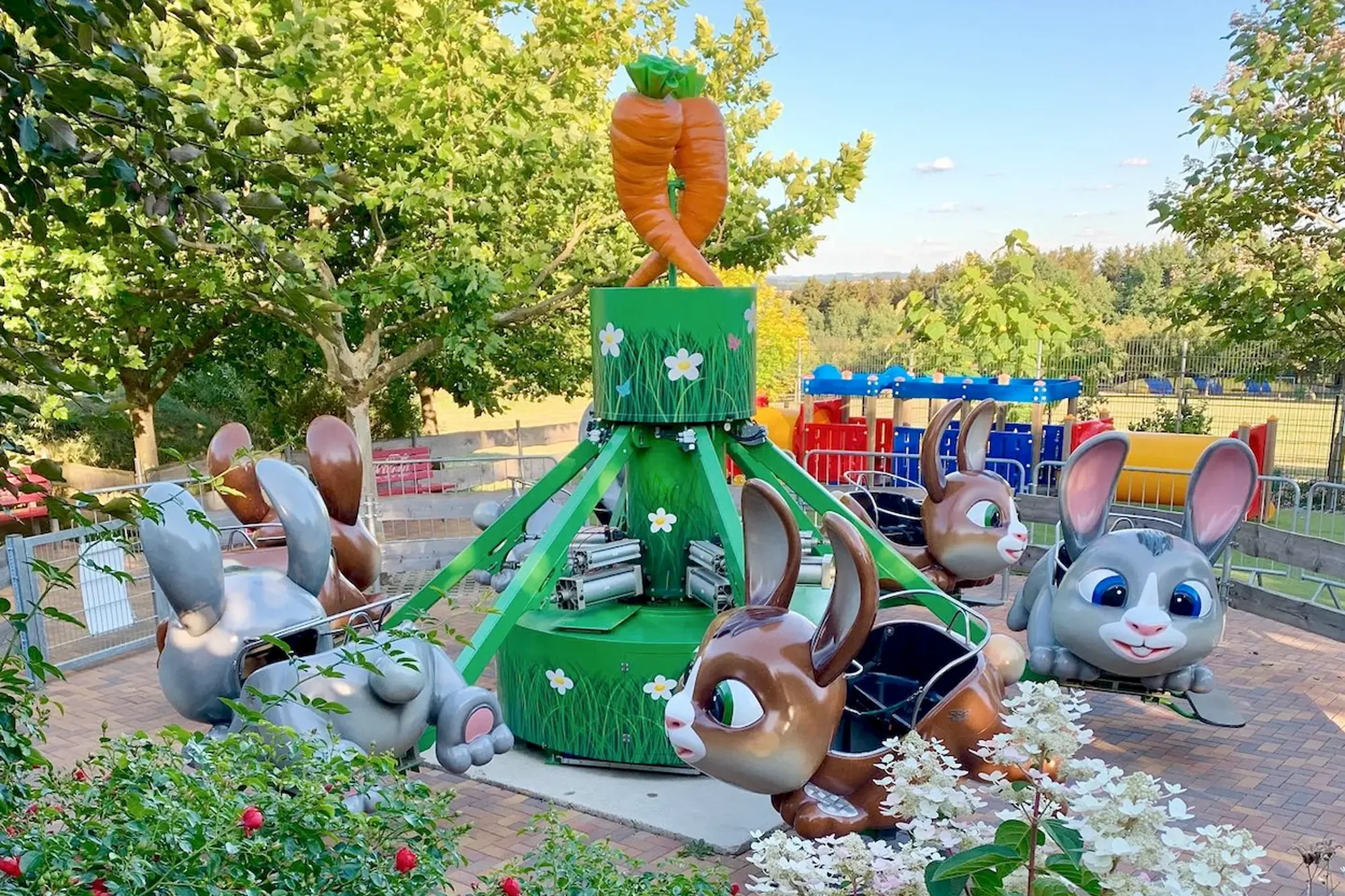 Bounce Spin Ride Rabbits model – kids bouncing ride for shopping mall