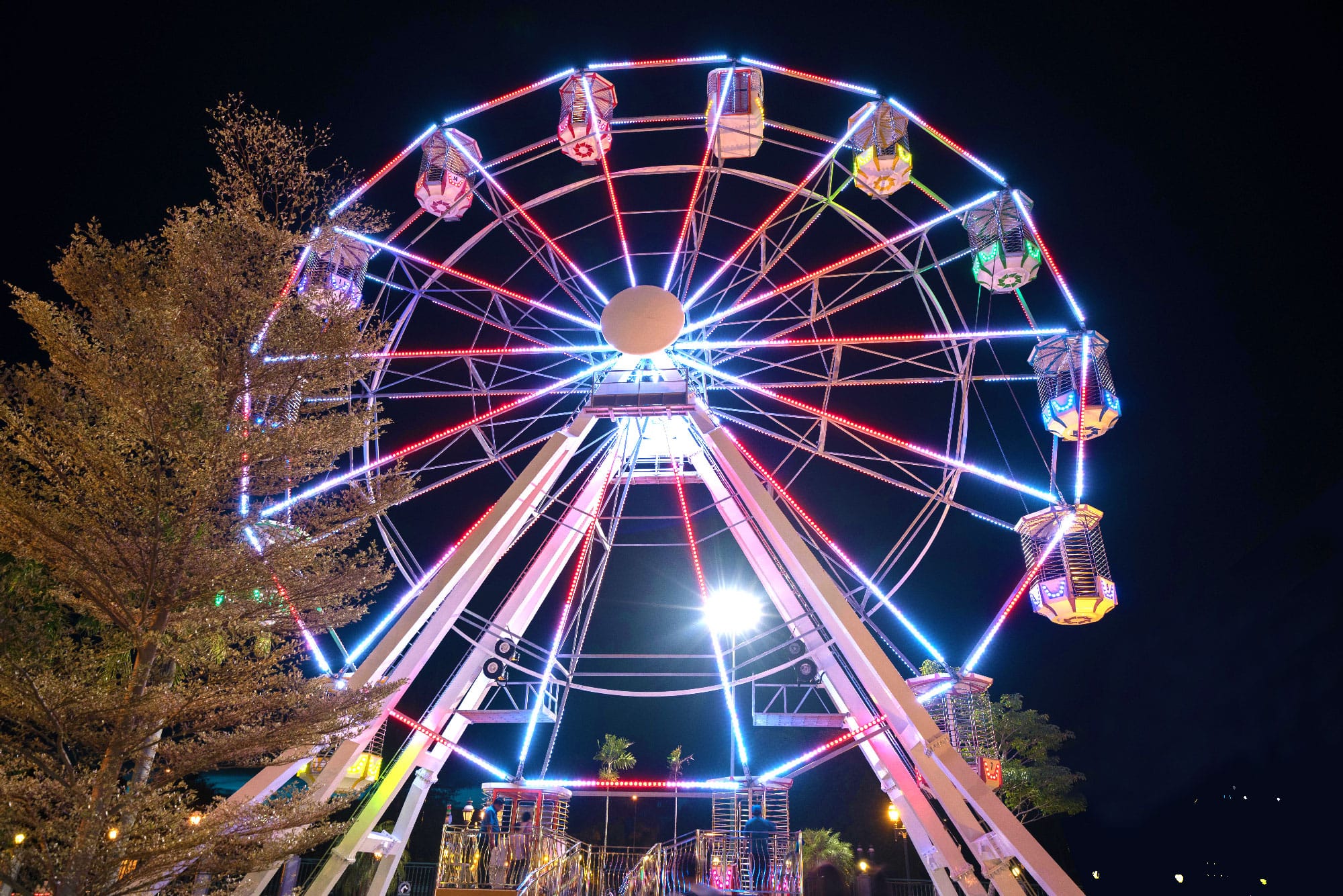 25M Ferris Wheel for sale - 108-seat observation wheel for family amusement parks