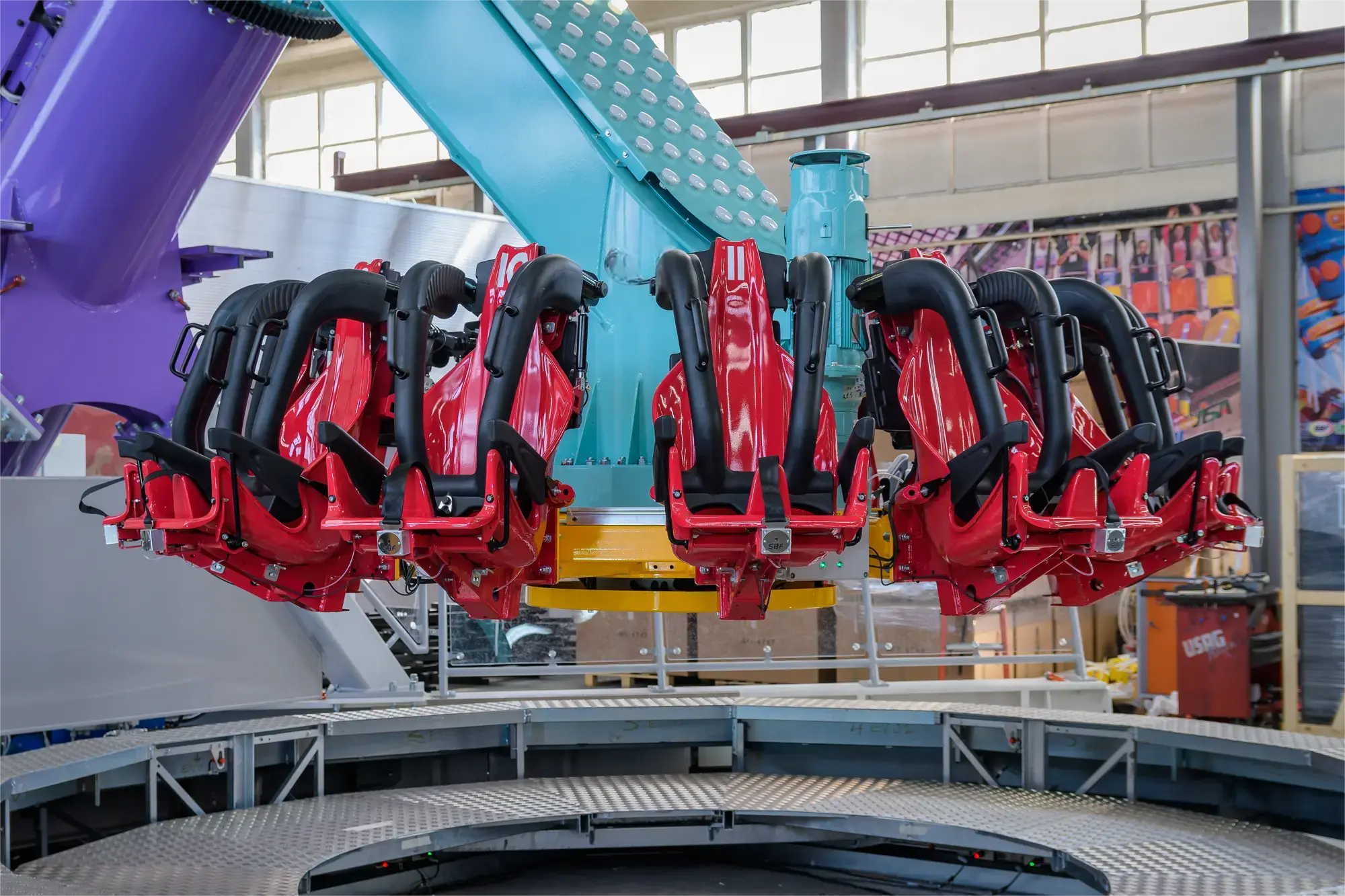 Pendulum ride for sale — inverting pendulum ride built in JHRides factory