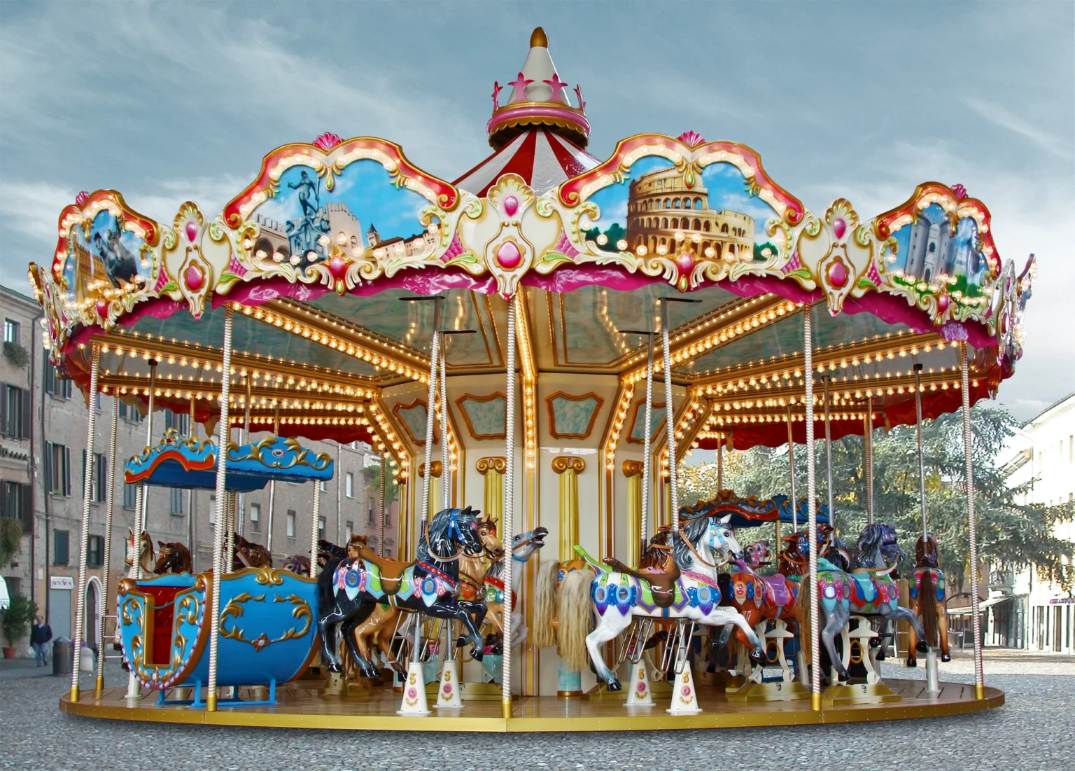 8.5m Italian Carousel – MOD. JHRIDES.01.02 / 601-A