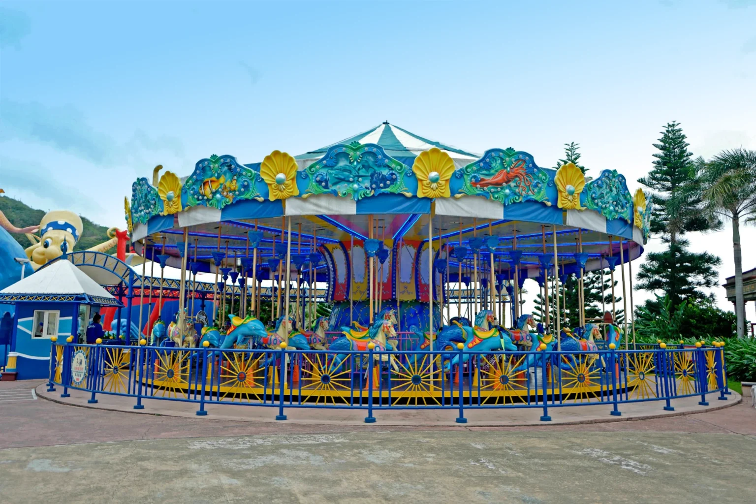 10m Carousel – 44 Seat Amusement Park Carousel Manufacturer & Supplier