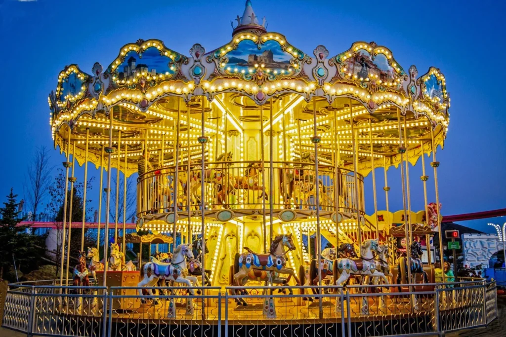 10m Double Deck Carousel – 52 Seat Amusement Park Carousel Manufacturer & Supplier