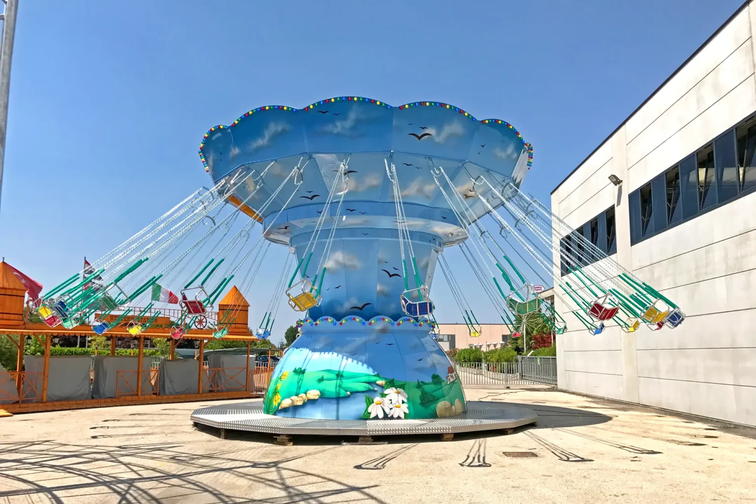 Family Swing Ride – 28 Seat Flying Chair Swing Ride Manufacturer