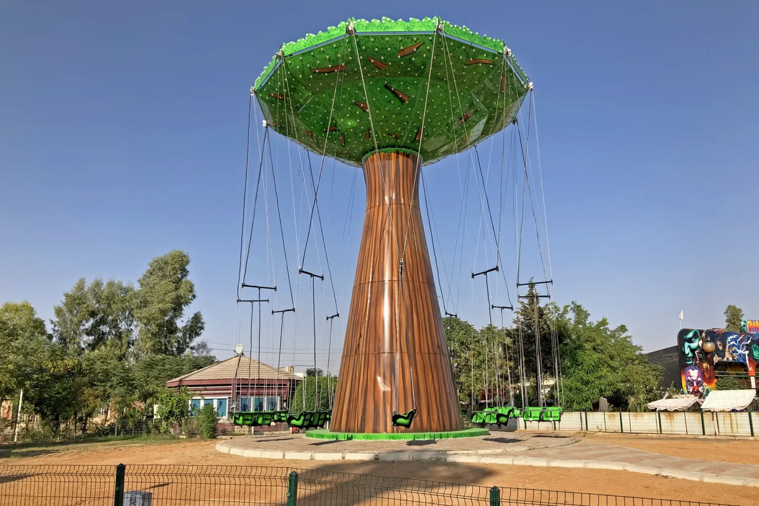Tree Swing Ride – 24 Seat Giant Tree Theme Flying Chair Manufacturer